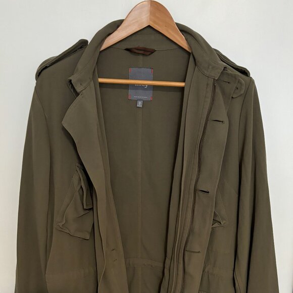 Tilley Nylon Army Green Combat Coat Military Jacket - Medium - Picture 4 of 13